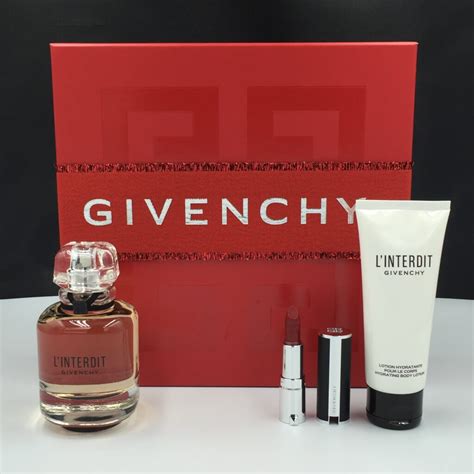 givenchy summer set|Givenchy l interdit gift set.